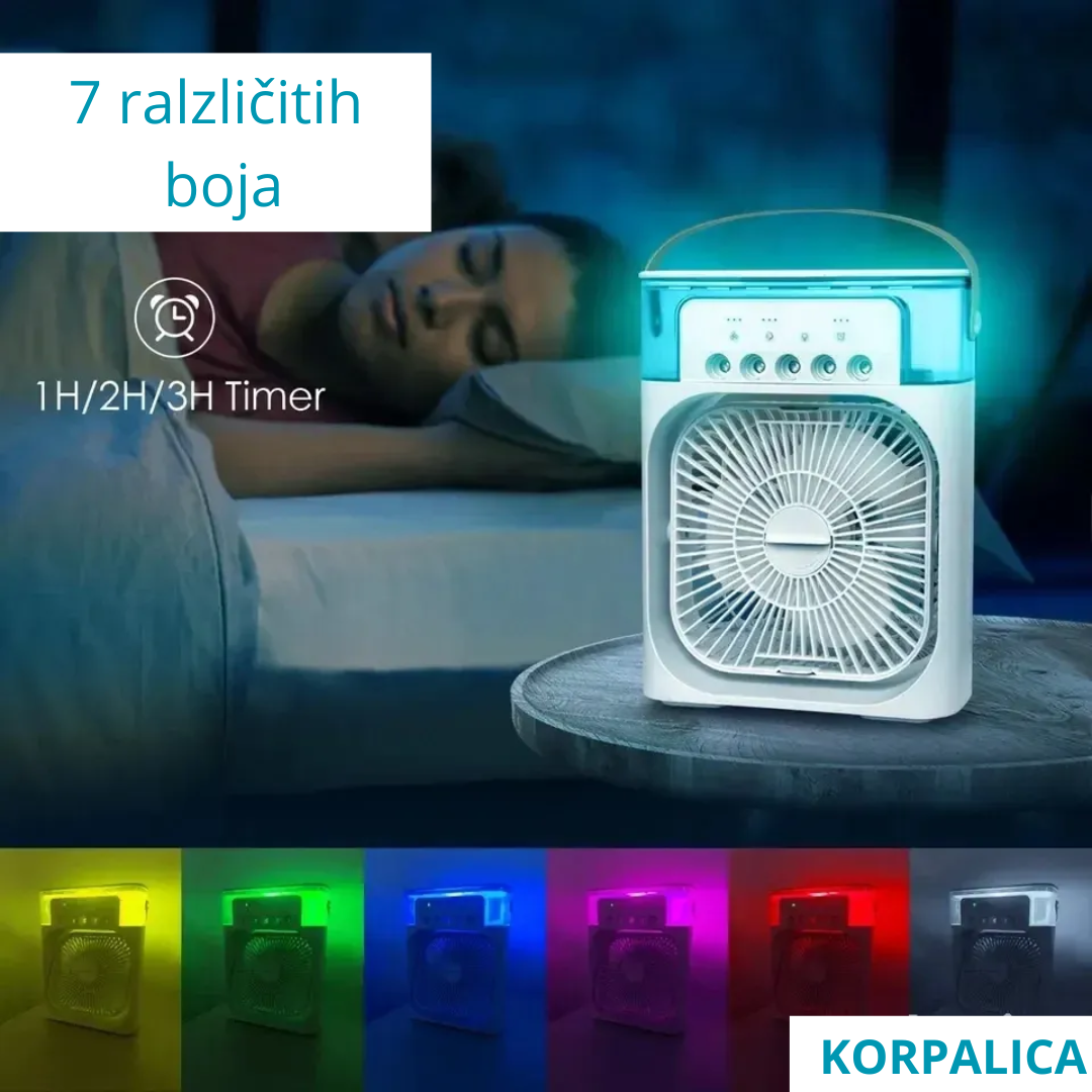 MINI Prenosiva KLIMA sa raspršivačem - vodenom maglom